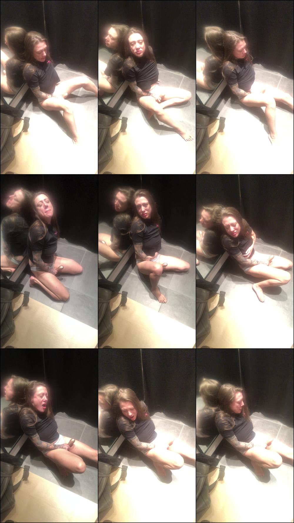 Filthy Intense Fitting Room Vibe Orgasm