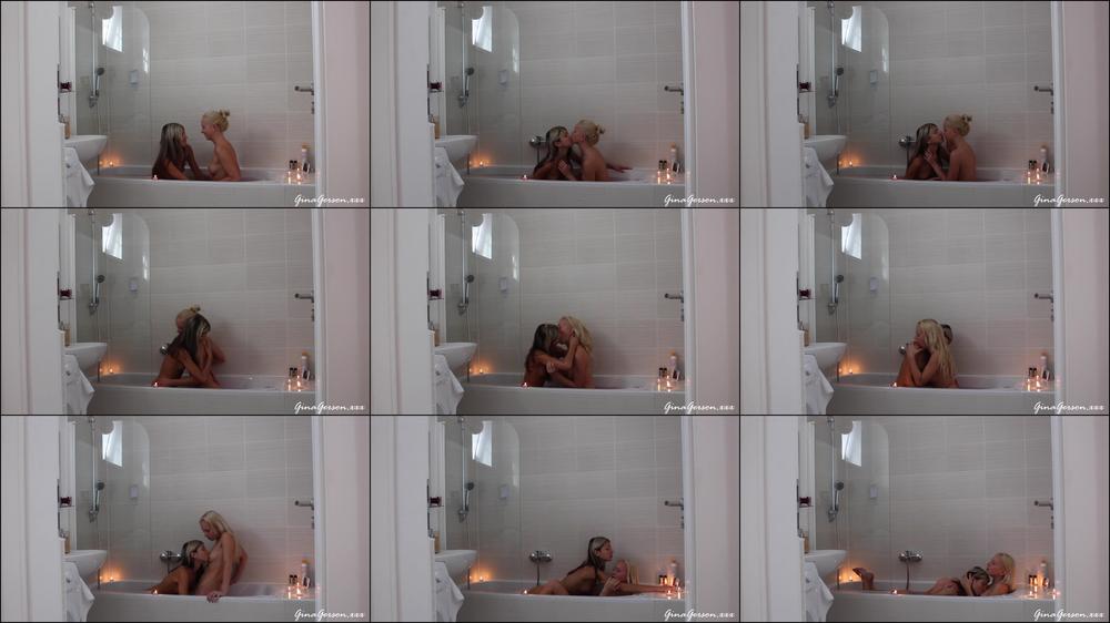 With Kiara Lord in my bath