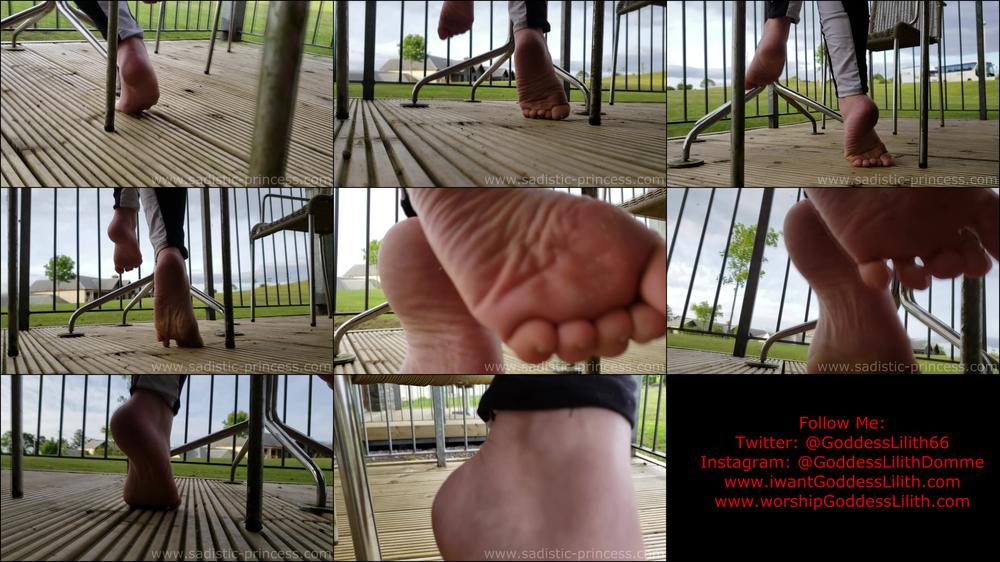 Goddess Lilith Spying On Goddess Liliths Feet
