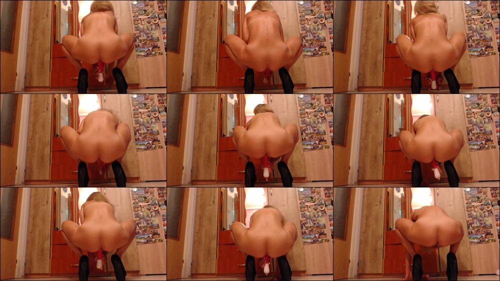 Kinkyporncpl Ride Dildo Pussy Slap Big Squirt