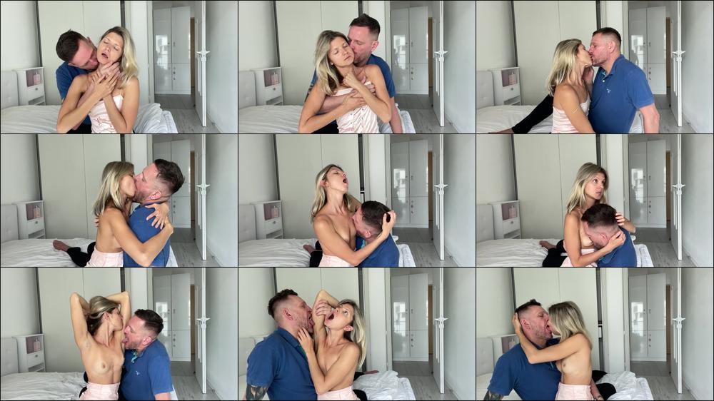 Ian Scott licking my armpits, neck, tits, lips