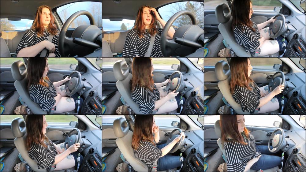 Fingering Myself While Driving