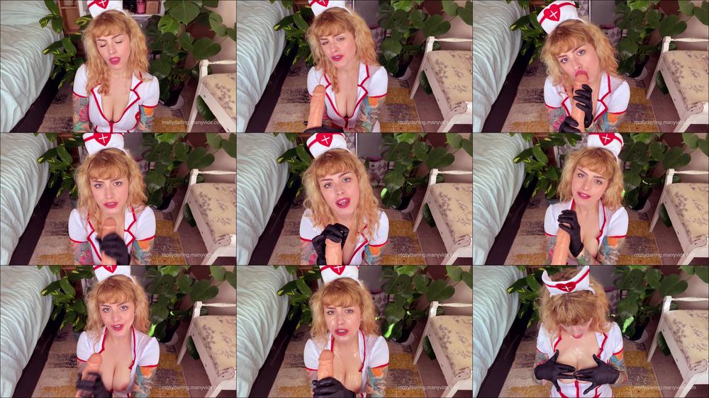 Nurse drains your balls on her face 4K
