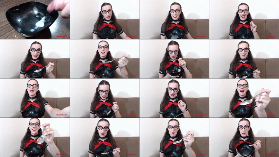 Stephie Scarlet A Spoonful Of Femdom Tgirl Cum