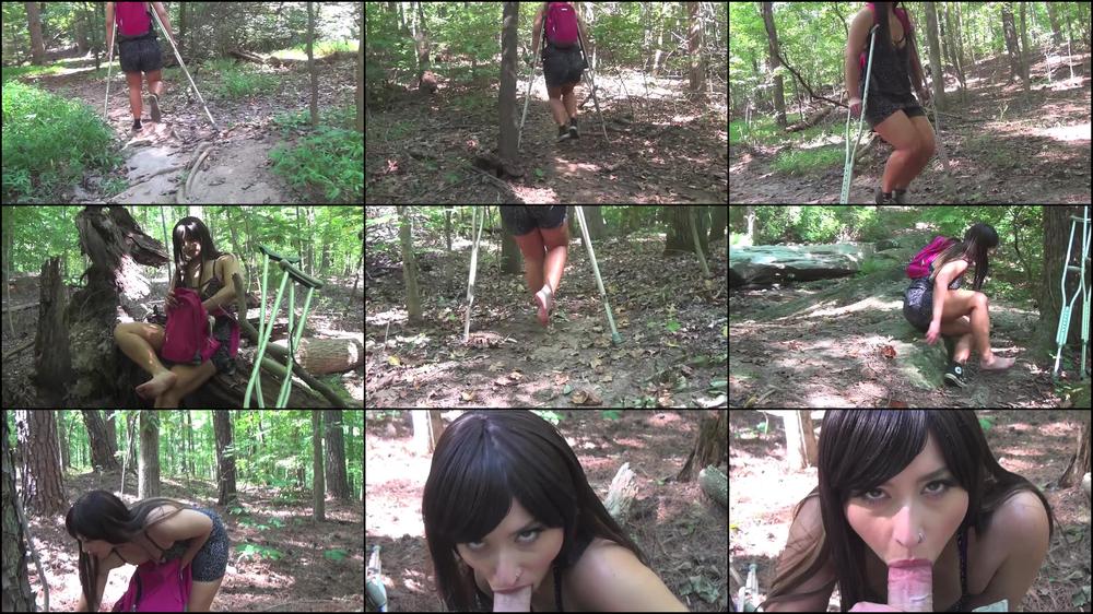 Galas Outdoor Crutching & Blowjob - May 19, 2018
