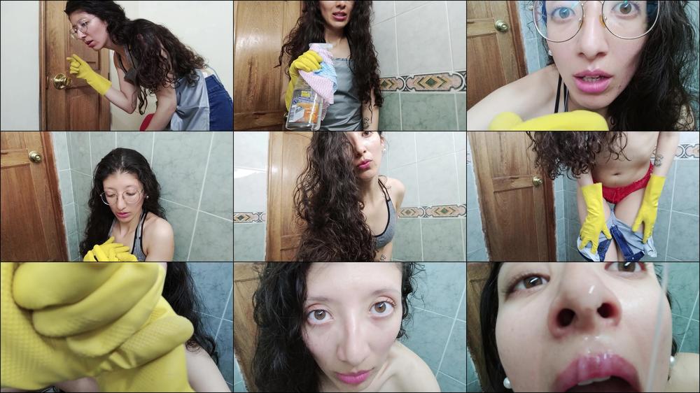 JOI POV DICK RATING WITH YELLOW RUBBER GLOVES