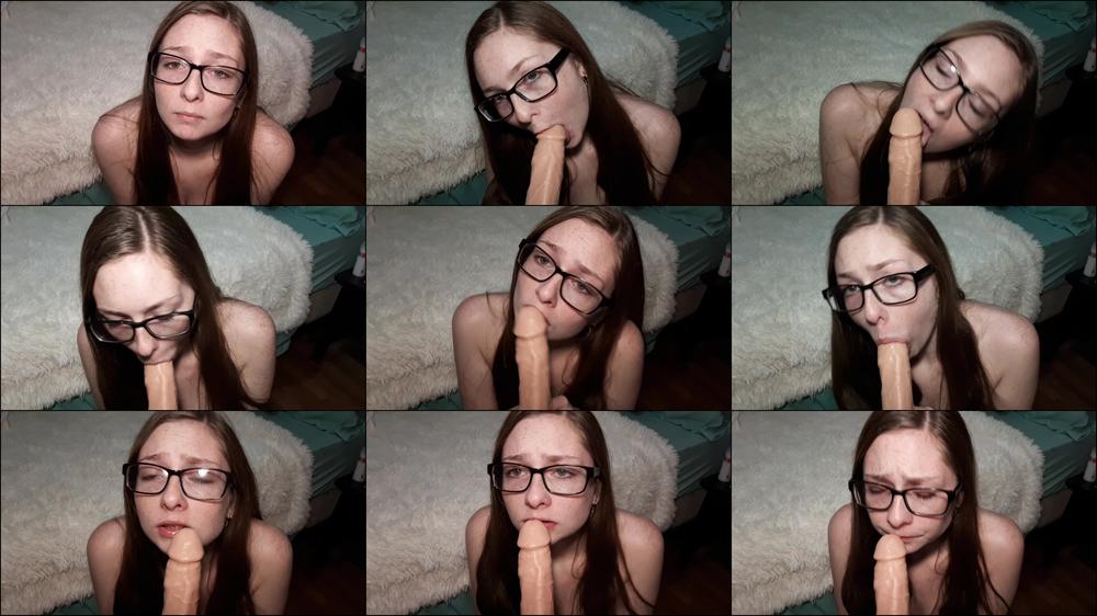Sucking daddy's cock
