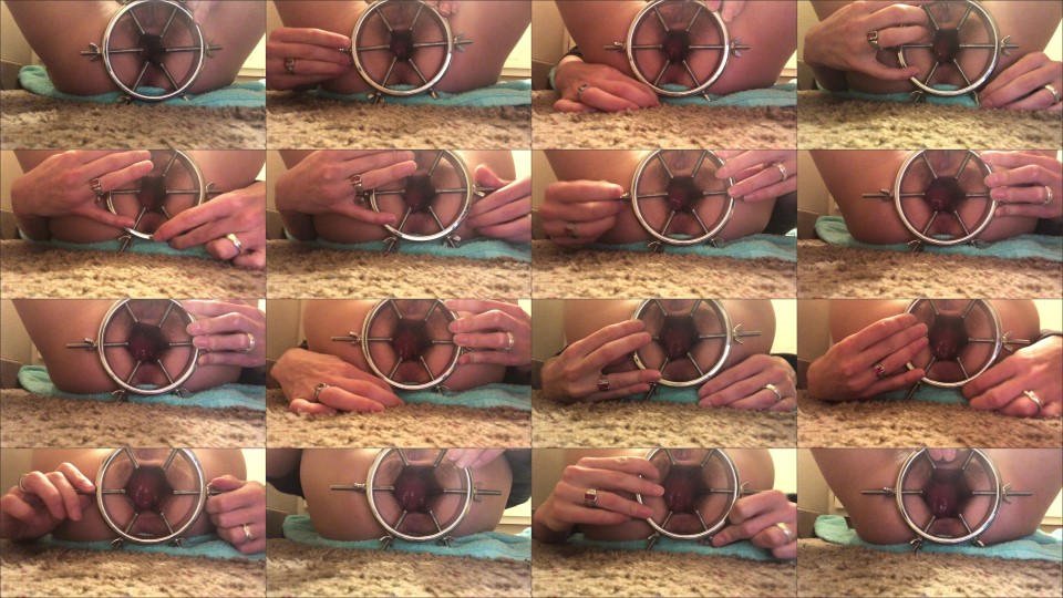 Puppydex Slow Anal Gape With Circular Speculum