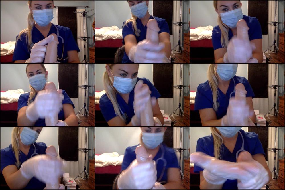 Medical Glove Handjob