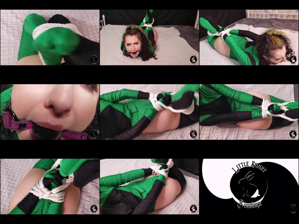 Shego Ball Gagged And Hogtied