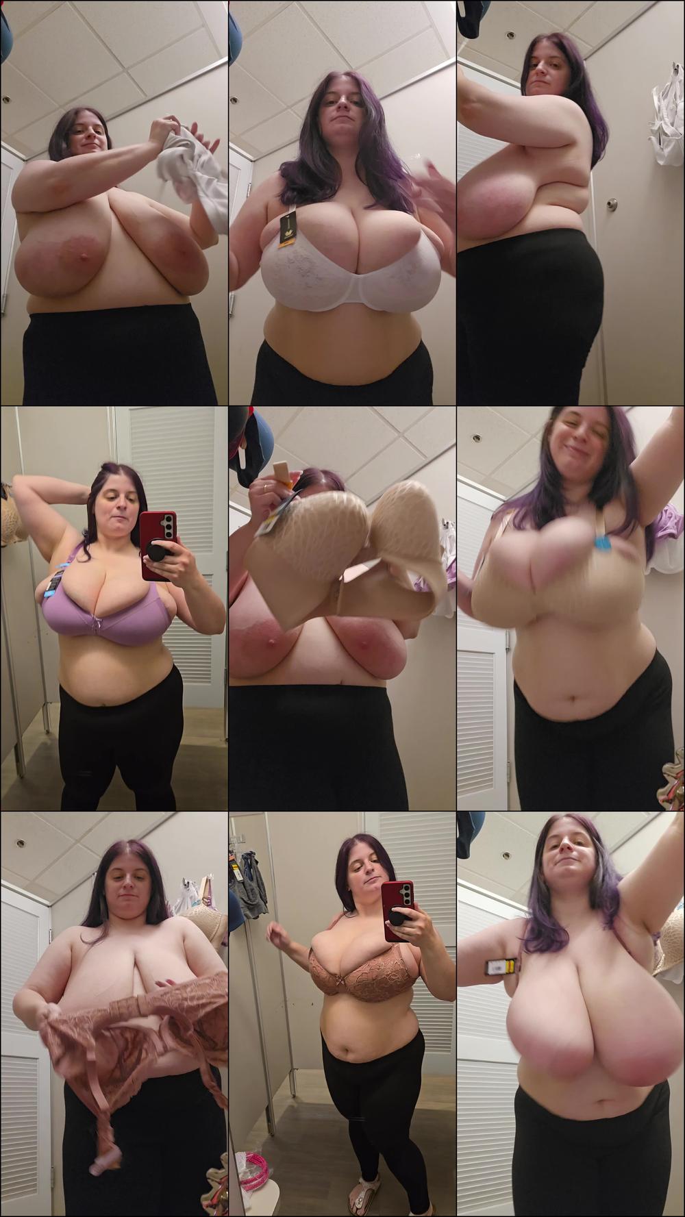 Dressing Room Bra Try-On