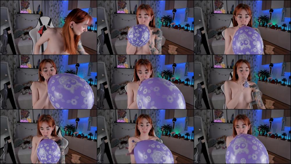 Blowing pink Balloon - Jun 21, 2023