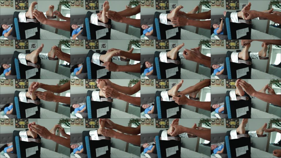 Goddessxliv Chair Taped Tickling