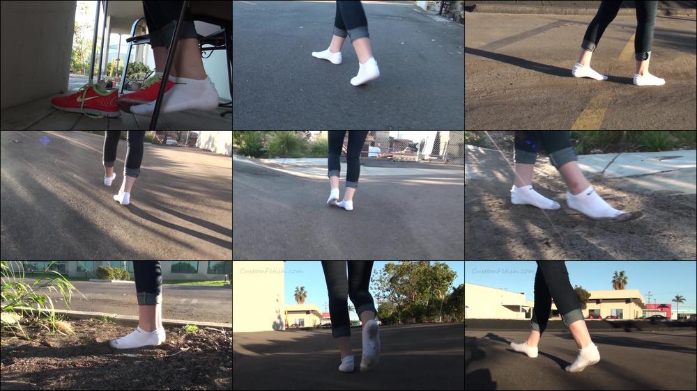 Molly Dirties White Nike Ankle Socks