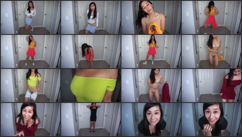 Kaedia Lang Clothing Try On Cum Challenge