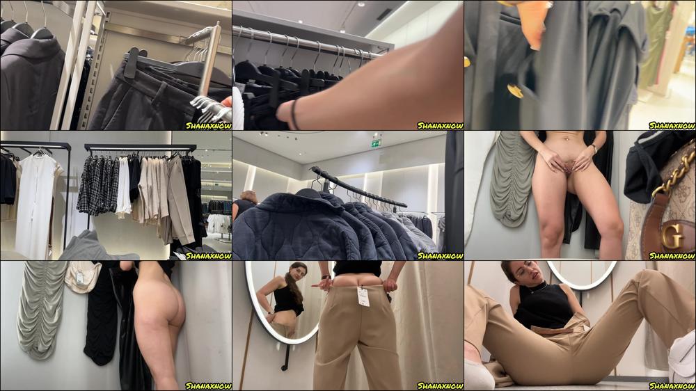 GO SHOPPING MASTURBATING IN THE FITTING ROOMS OF THE MALL