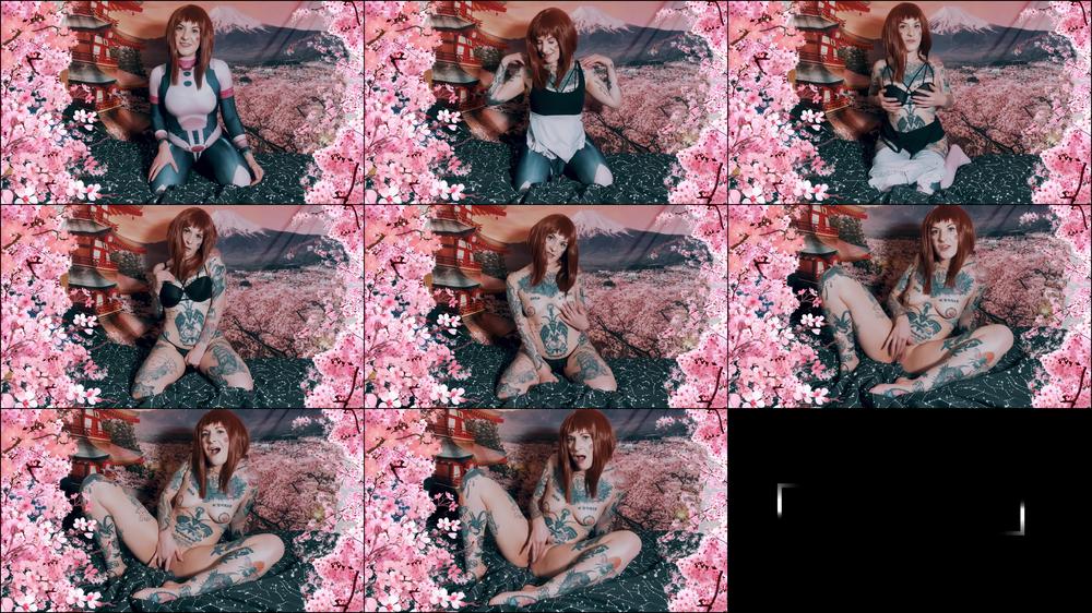 Ochaco Uraraka Strip Tease Pussy Play