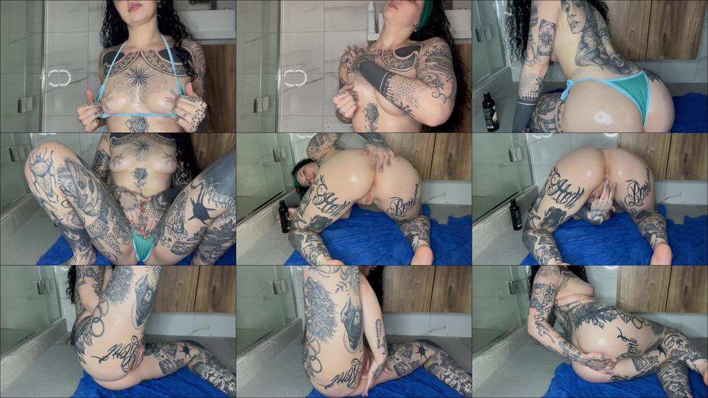 Oil Tease With Fingering