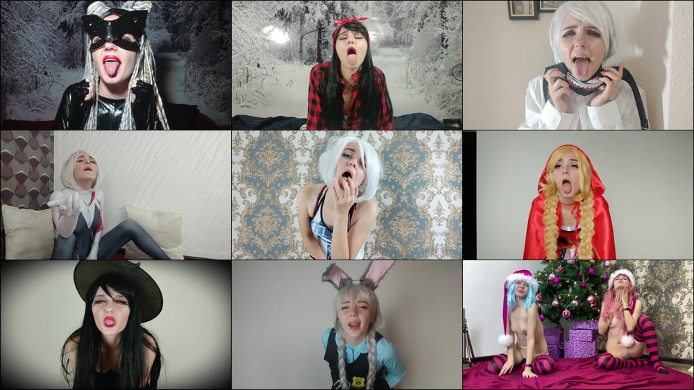 AHEGAO FACE COSPLAY COMPILATION vol.2 - Dec 21, 2020