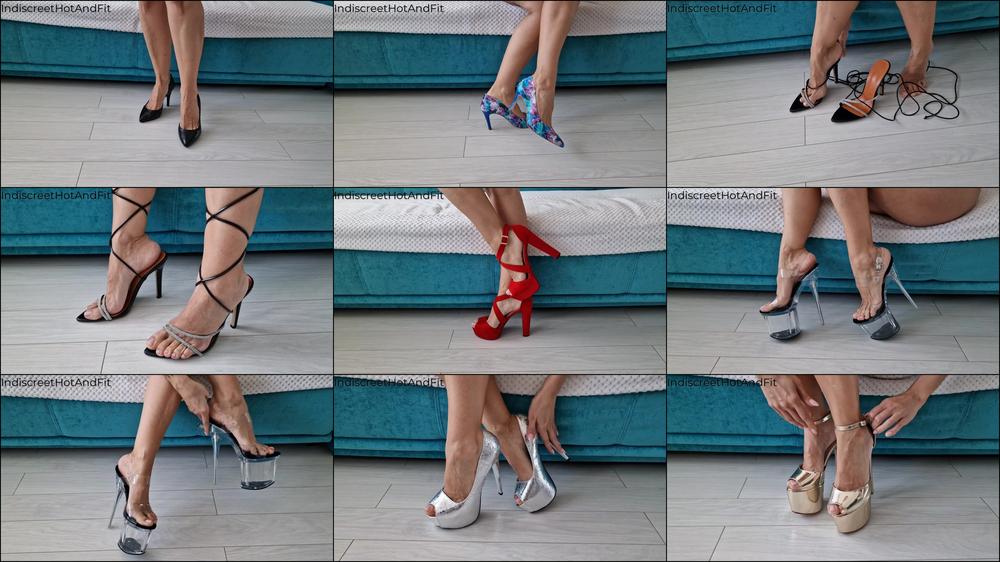 IndiscreetHotAndFitC4S - 0298 High Heels Try On