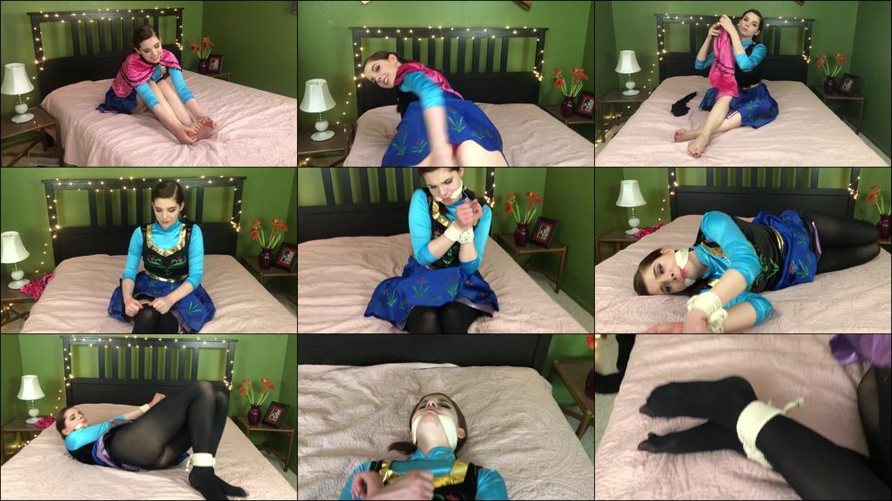 Ice Princess Bound and Gagged