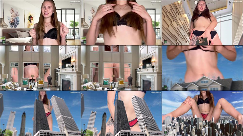 Giantess Nelly in 'Orgasmic Giantess Growth' SFX