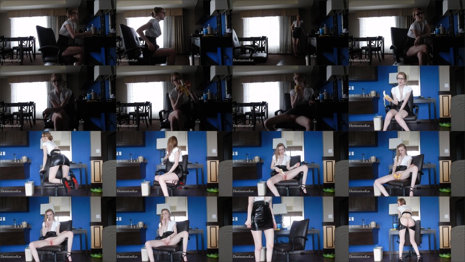 Destinationkat 376 - The Secretary And The Banana