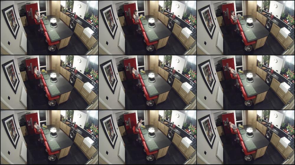 Security Cam Catches Me Wanking