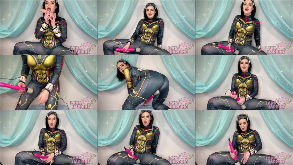 Wasp Cosplay Wand Masturbation + Orgasm