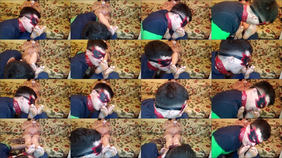Annamanyvids Slave Licks Feet His Pregnant Mistress