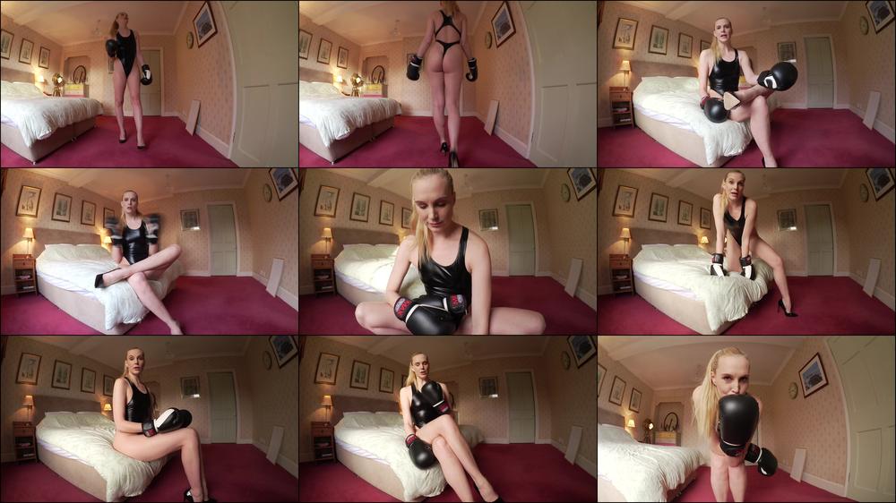 Ariel Anderssen Spandex Stiletto Clad Boxing Champion
