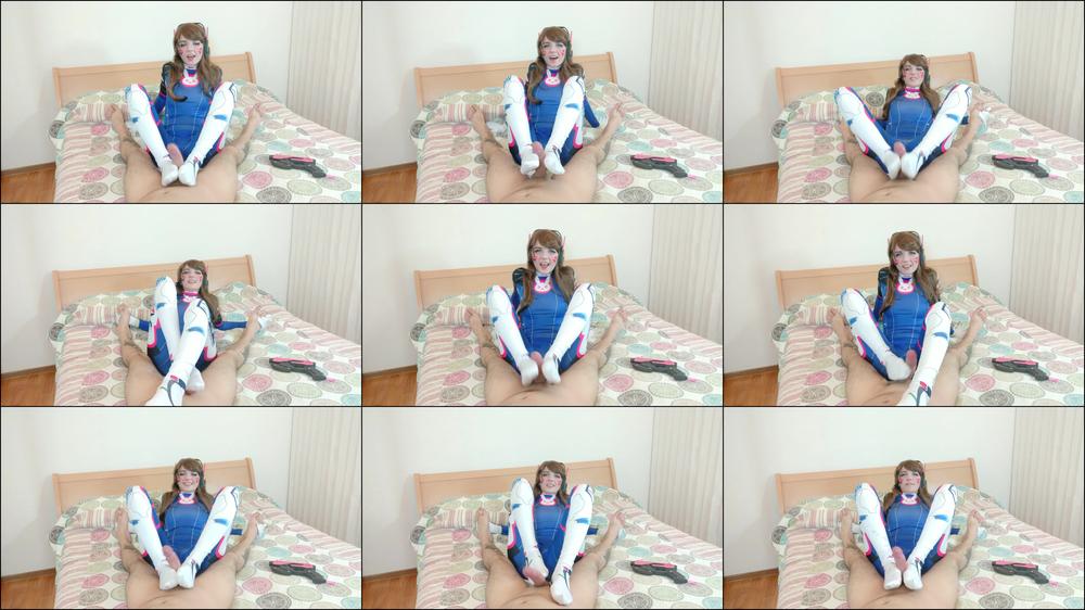 D.VA Cosplay - Incredible footjob skill - Jul 9, 2020