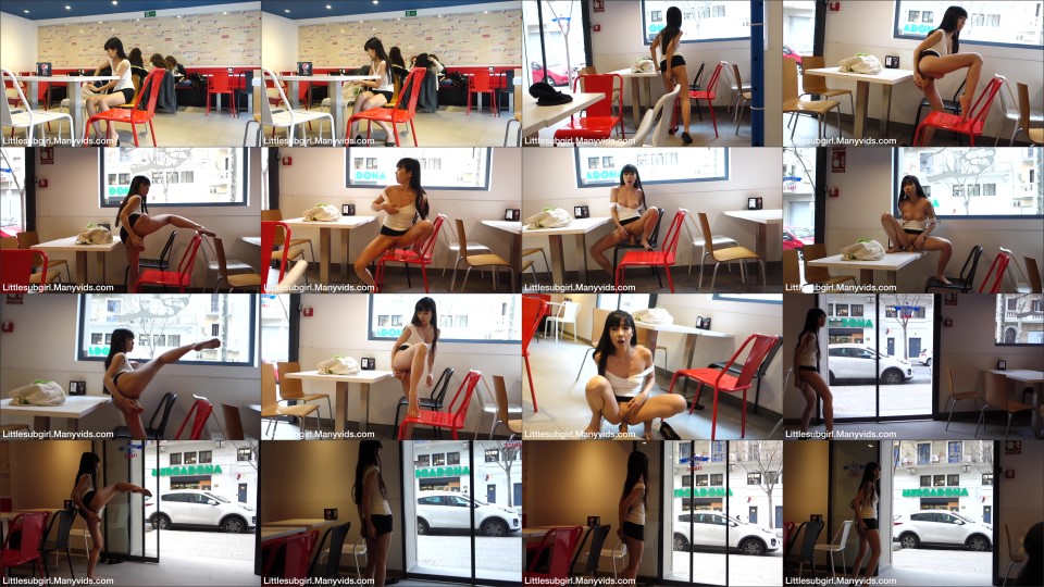 Littlesubgirl Fast Food Restaurant Fuck Anal Amp Squirt