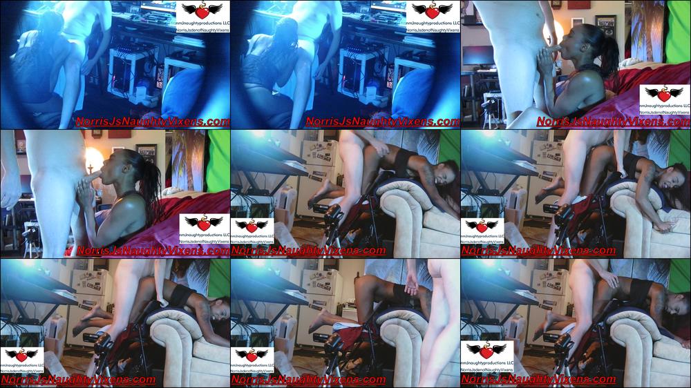 Quick fuck from ebony maid w/ BJ