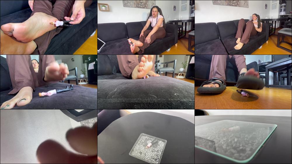 STANDARD Giantess shrink bf to make him worship her big feet - June 29, 2023