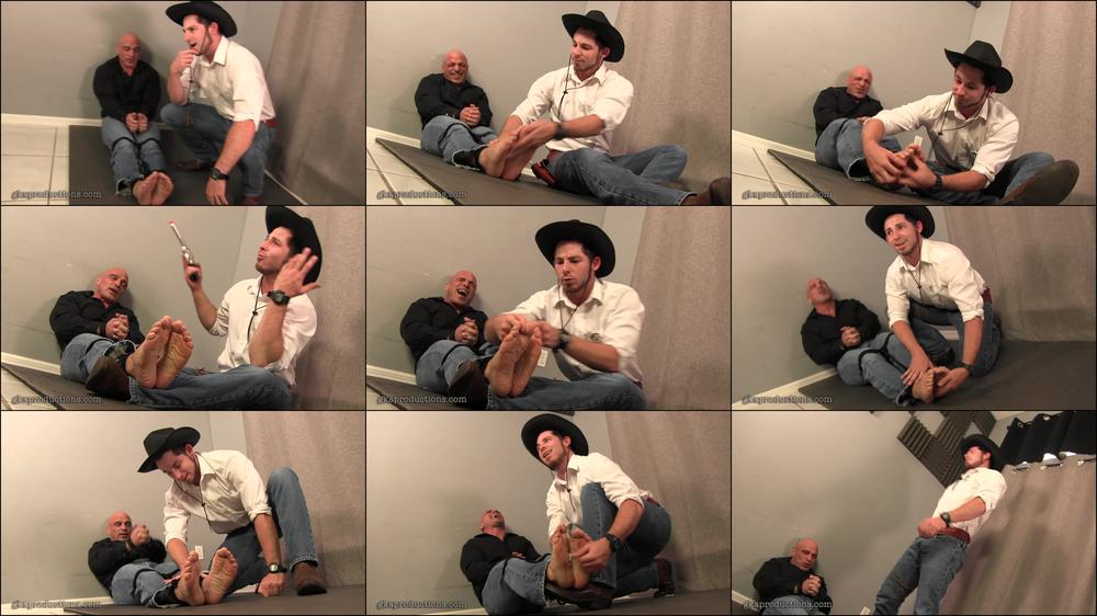 Sheriff Toby Tickle Torments Cowboy Tony