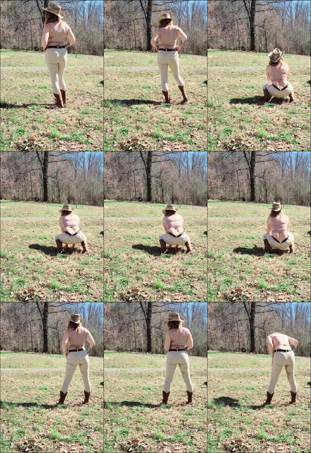 Peeing/Wetting Pants in the Yard