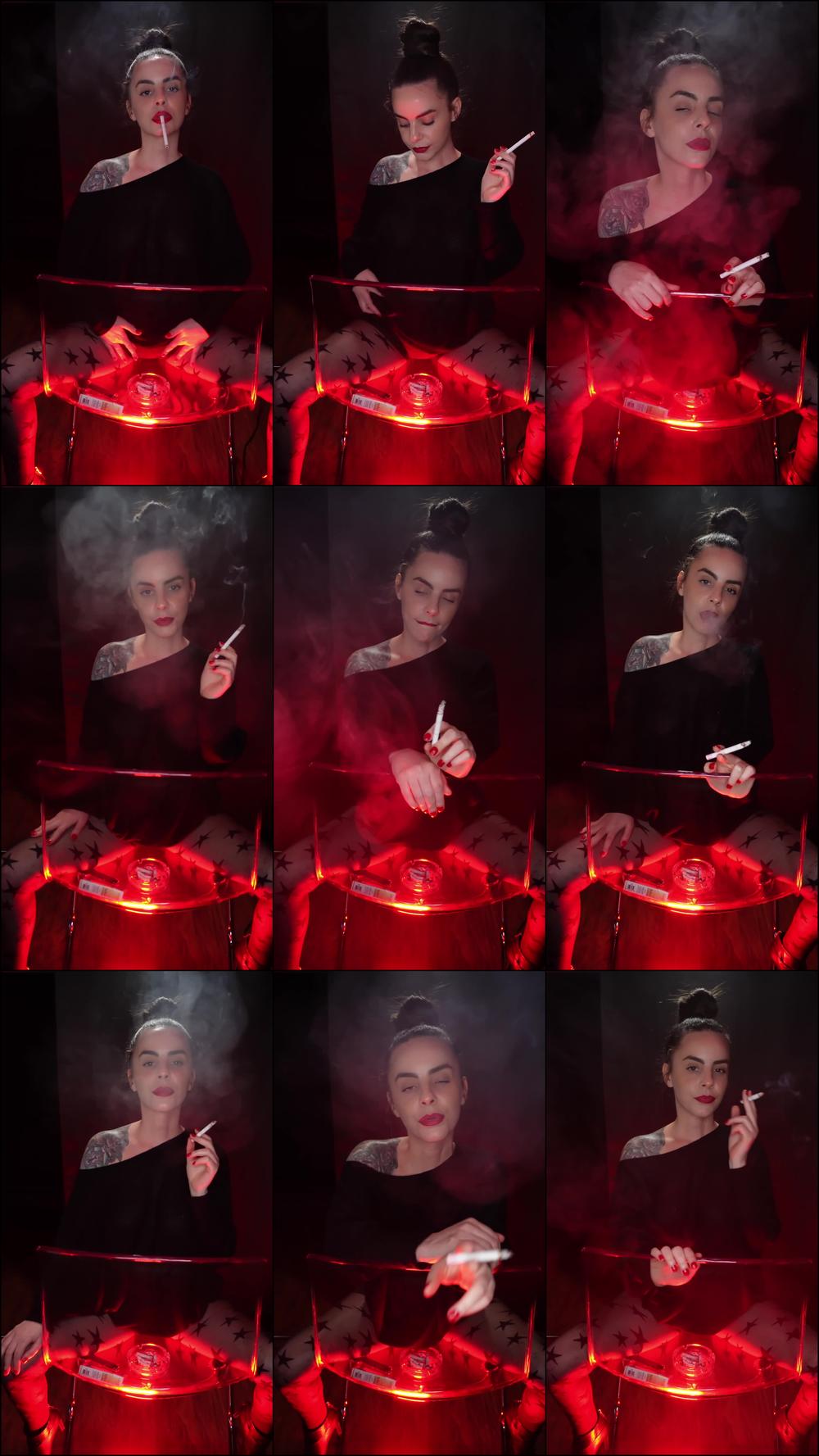 Smoking 100s Wearing Nylons