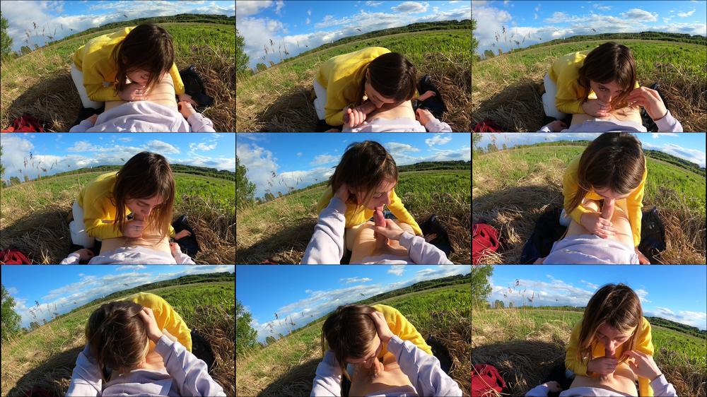 Spookyboogie - Oral Creampie For Young Girl Outdoors 4K - Ma