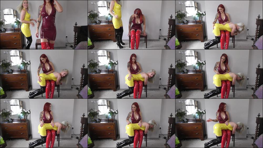 Ruby Gives Ava A Good Spanking
