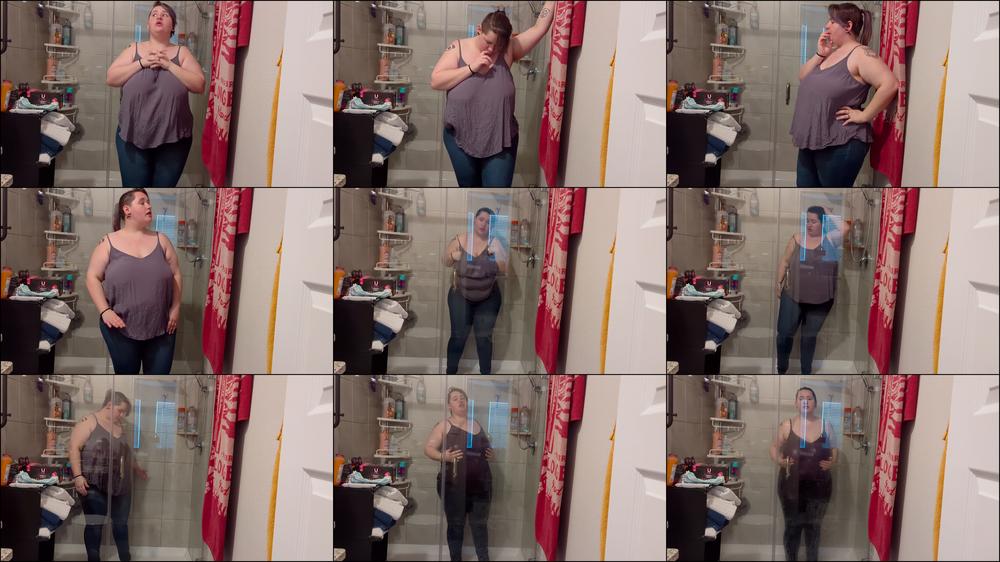 Clothed Piss Desperation and Shower