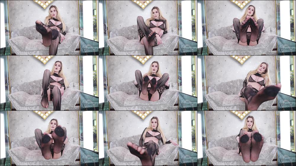 Foot JOI in fishnets - April 20, 2021