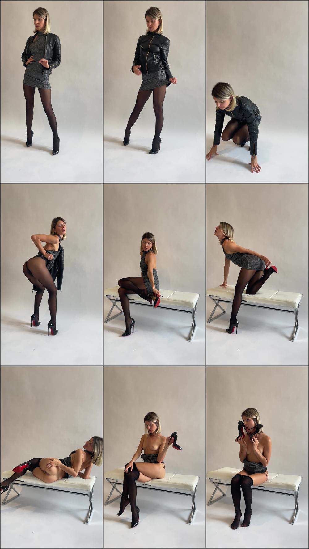 Luxurious outfit for solo shooting art nude
