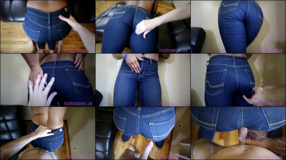 Drea 1 Clip 1 - Tight Jeans Rub