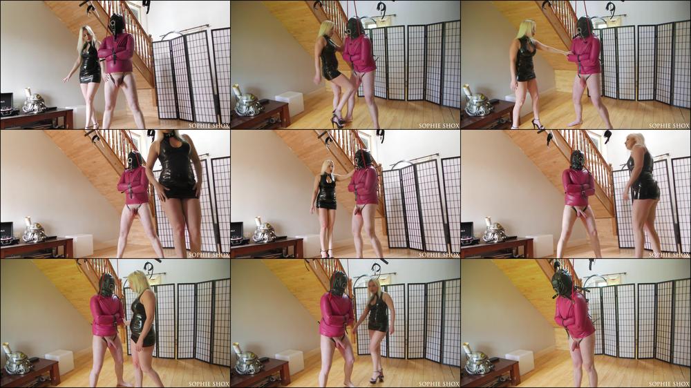 Sophieshox Straitjacket Ballbusting