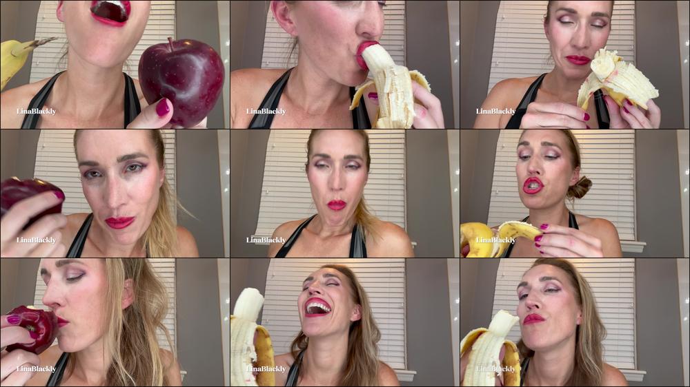 Eating - Red Lipstick - Humiliation