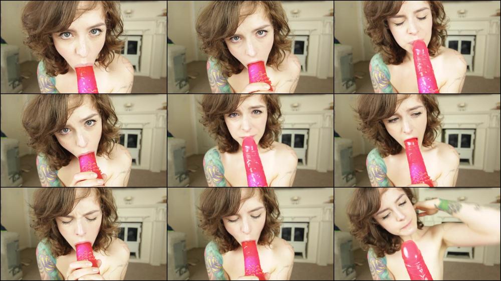 Deep Throating My Dildo Until I Gag