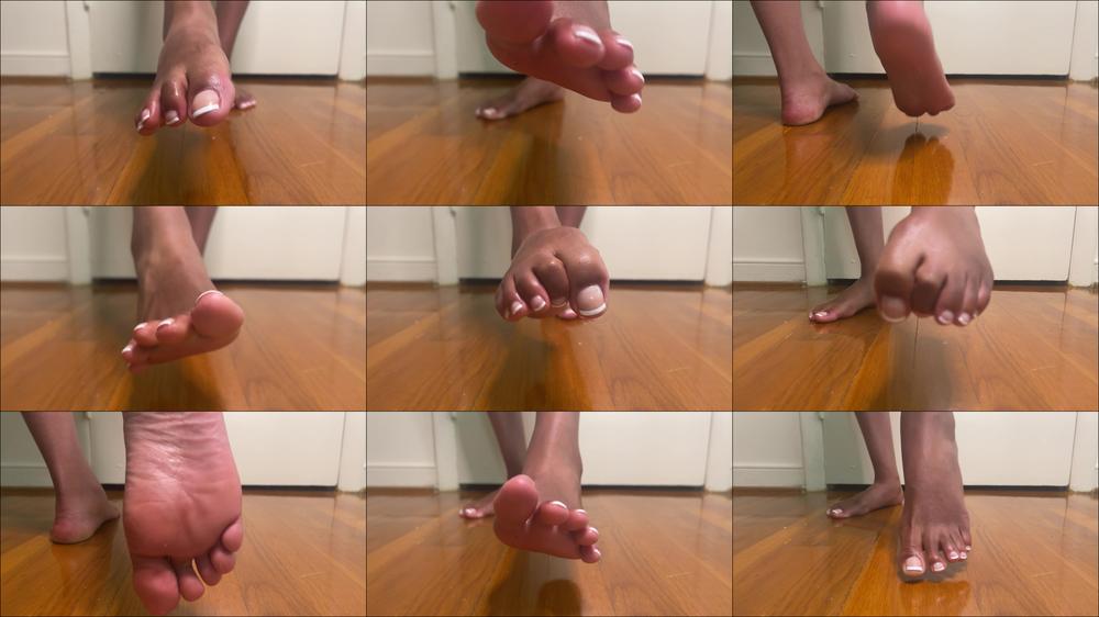 French Pedicure Feet Joi