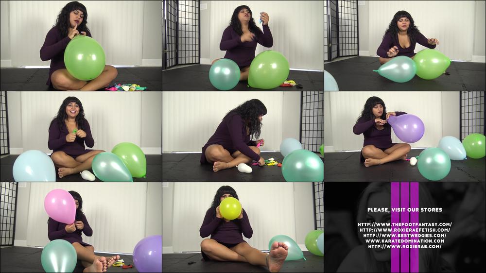 VANESSA LUXX BLOWS UP BALLOONS - May 30, 2023