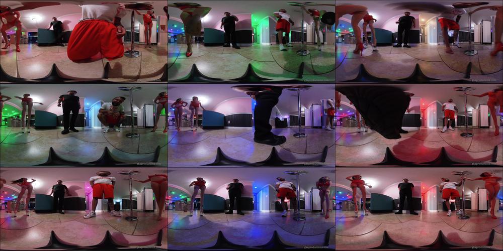 VR360* Dominated By Giants At Strip Club